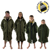 Drywrap Long Sleeve Changing Robe – Waterproof, Windproof, Fleece-Lined